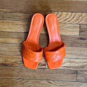 Marc Fisher Orange Heels | Size 10